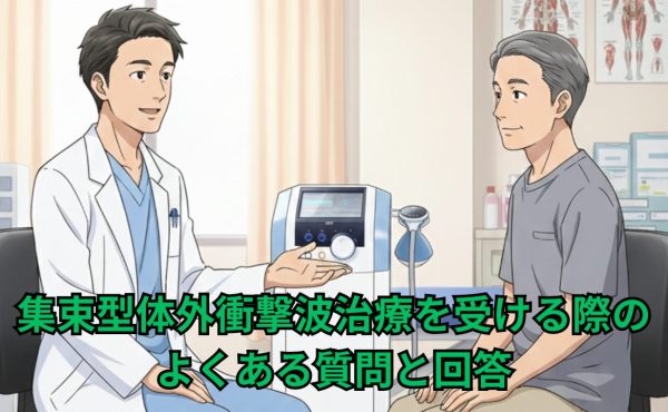 集束型体外衝撃波治療を受ける際のよくある質問と回答