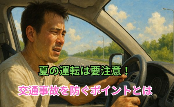 夏の運転は要注意！交通事故を防ぐポイントとは？