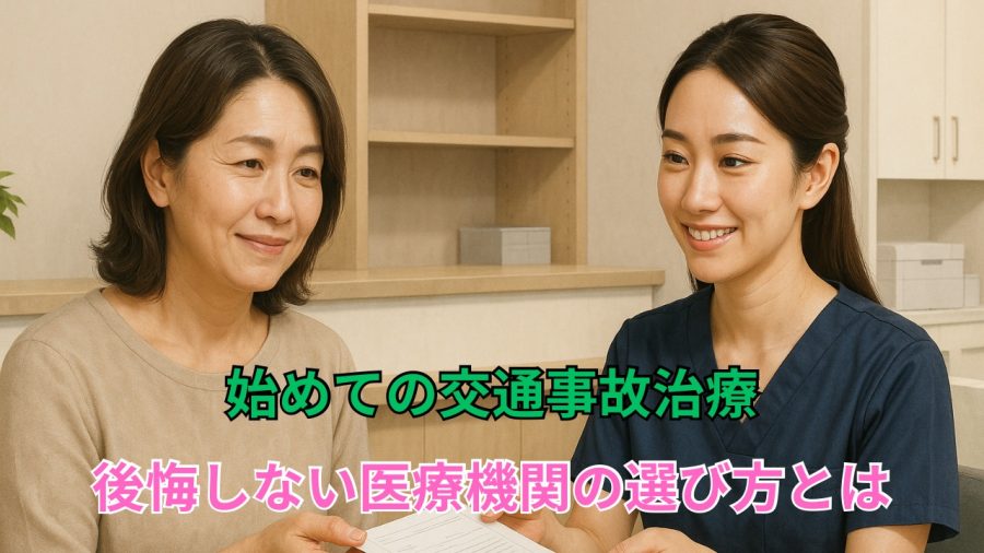 始めての交通事故治療　後悔しない医療機関の選び方とは