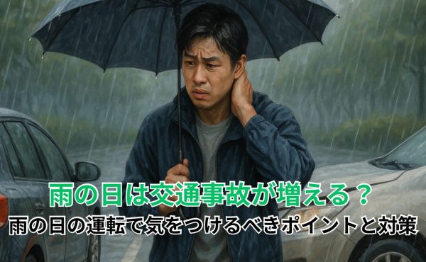 梅雨の雨の日は交通事故が増える？雨の日の運転で気をつけるべきポイントと対策