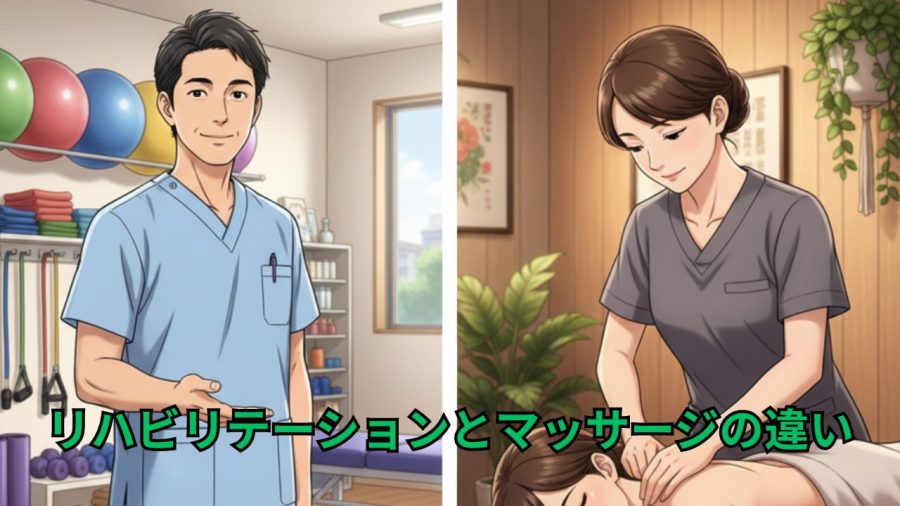 リハビリテーションとマッサージ：西尾市の皆様が知っておくべき、整形外科の「治療」と「慰安」の決定的な違い