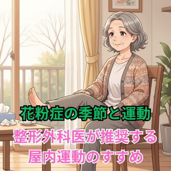 花粉症の季節と運動 - 整形外科医が推奨する屋内運動のすすめ