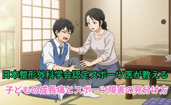 日本整形外科学会認定スポーツ医が教える - 子どもの成長痛とスポーツ障害の見分け方